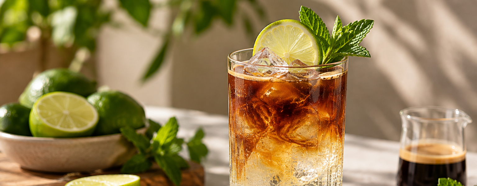 Sparkling Lime & Tonic Iced Coffee - Zesty, crisp and refreshingly different.
